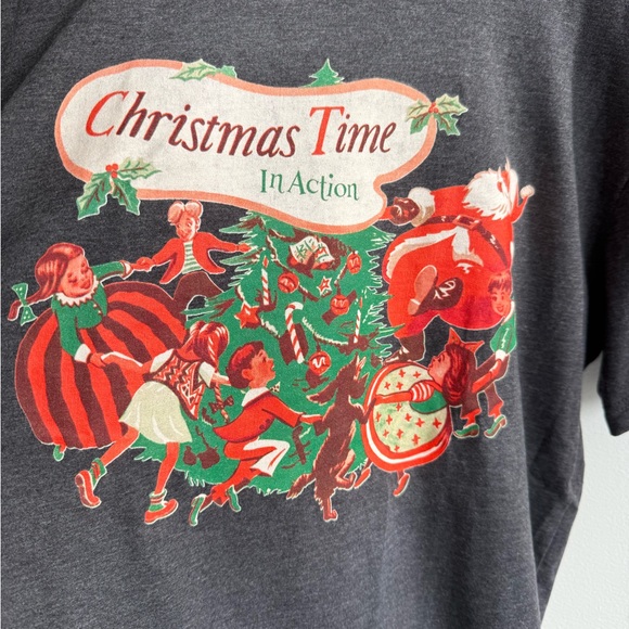 Vintage inspired Christmas T-shirt - large - Picture 3 of 5